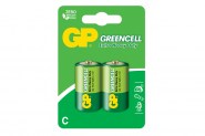 Солевая батарейка GP C 1.5V Greencell Extra Heavy Duty