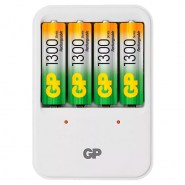 Зарядное устройство GP PB420GS130-2CR4 + 4шт акк. AA (HR06) 1300mAh GP PB420GS130-2CR4/03547
