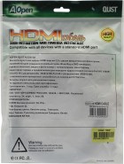 Кабель Aopen HDMI (m) - HDMI (m), 1.8м, черный, вид 4