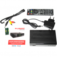 Ресивер LUMAX DV-3218 HD (DVB-T2, DVB-C, Wi-Fi, обуч. пульт), вид 7